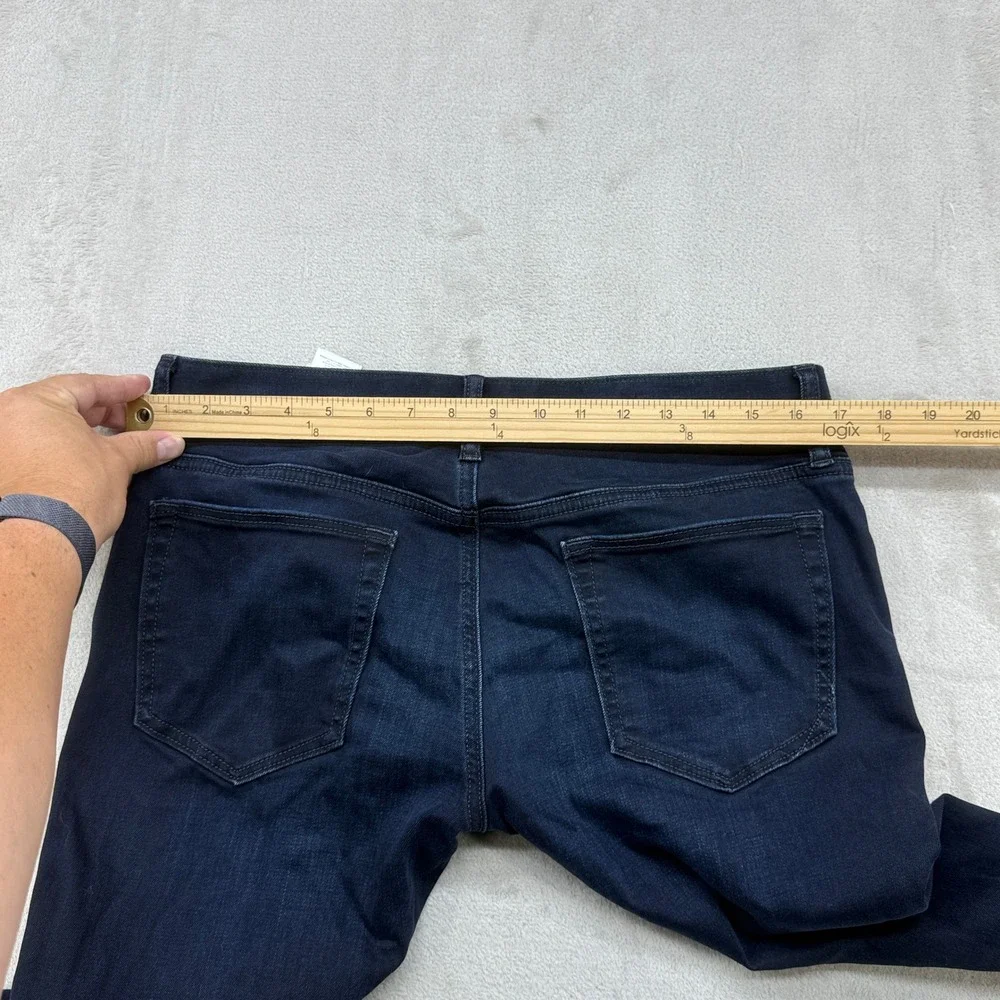 Banana Republic Traveler Jeans Mens 32x34 Dark Wash Slim Luxe Stretch Preppy
